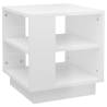 High Gloss White Coffee Table 40x40cm | Stylish Living Room Furniture