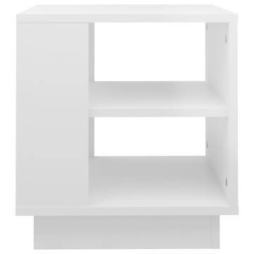 High Gloss White Coffee Table 40x40cm | Stylish Living Room Furniture