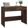 Smoked Oak Desk - Compact 101x50 cm | HipoMarket