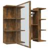 Bathroom Mirror Cabinet Smoked Oak 80x20.5x64 cm | Hipomarket