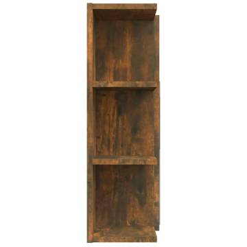 Bathroom Mirror Cabinet Smoked Oak 80x20.5x64 cm | Hipomarket