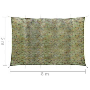 Camouflage Net with Storage Bag 5x8m Green | HipoMarket