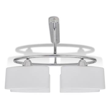 Modern Ceiling Lamp with Ellipsoid Glass Shades | HipoMarket