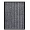 Striped Grey Doormat 60x80 cm - Durable & Stylish