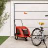 Durable Pet Bike Trailer - Orange & Grey | HipoMarket