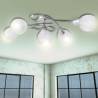 Ceiling Lamp with Glass Shades for 5 E14 Bulbs Quantity in Package 1 Bulb Quantity round Shape 