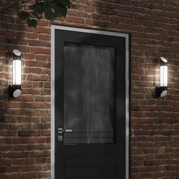 Outdoor Wall Light - Black Stainless Steel | Hipomarket UK