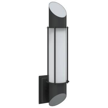 Outdoor Wall Light - Black Stainless Steel | Hipomarket UK