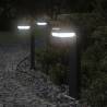 Outdoor Floor Lamps 3pcs Black - 50 cm Die-cast Aluminium