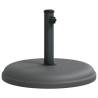 15 kg Round Parasol Base for Ø32-38 mm Poles - Sturdy & Reliable