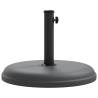 15 kg Round Parasol Base for Ø32-38 mm Poles - Sturdy & Reliable