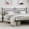 Metal Headboard Black 193 cm Colour black Size 193 cm Quantity in Package 1 