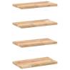 Floating Shelves - 4 pcs Solid Acacia Wood | Hipomarket