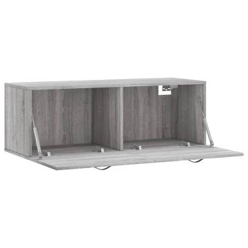 Wall Cabinet Grey Sonoma - Stylish & Practical Storage Solution