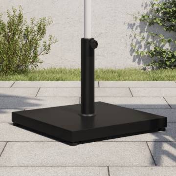 Durable Parasol Base for Ø32/38/48 mm Poles - 18 kg Square