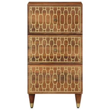 Side Cabinet 40x33x75 cm Solid Mango Wood - Elegant Storage