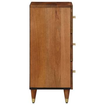 Side Cabinet 40x33x75 cm Solid Mango Wood - Elegant Storage