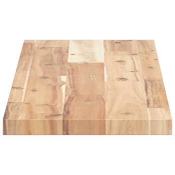 Table Top 100x20 cm Rectangular Solid Wood Acacia - HipoMarket