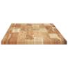 Rectangular Solid Wood Acacia Table Top - 140x40 cm