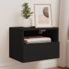 TV Wall Cabinet Black 40x30x30 cm Engineered Wood Colour black Quantity in Package 1 Width 40 cm 