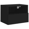 Black TV Wall Cabinet - 40x30x30 cm | HipoMarket