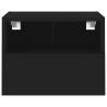 Black TV Wall Cabinet - 40x30x30 cm | HipoMarket