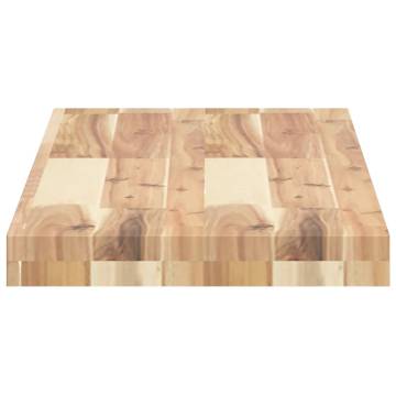 Rectangular Solid Wood Acacia Table Top 80x30x4 cm | HipoMarket