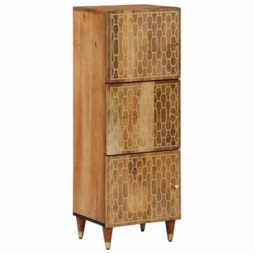 Highboard 40x33x110 cm Solid Wood Mango - Stylish Storage