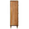 Highboard 40x33x110 cm Solid Wood Mango - Stylish Storage