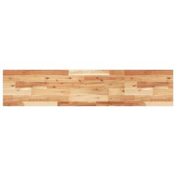 Rectangular Solid Wood Acacia Table Top - 120x30 cm