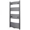 Grey Bathroom Central Heating Towel Rail Radiator Curve 500x1160mm Colour grey Size 500 x 1160 mm Quantity in Package 1 Model curved 