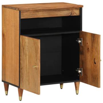 Side Cabinet 60x33x75 cm - Solid Mango Wood | HipoMarket