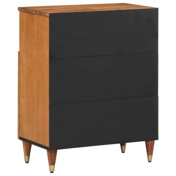 Side Cabinet 60x33x75 cm - Solid Mango Wood | HipoMarket