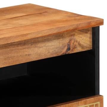 Side Cabinet 60x33x75 cm - Solid Mango Wood | HipoMarket