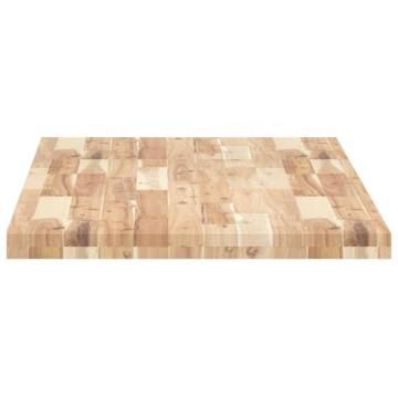 Solid Wood Acacia Desk Top 120x60 cm | Untreated Finish