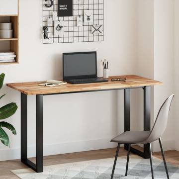 Solid Wood Acacia Desk Top 120x60 cm - Durable & Versatile