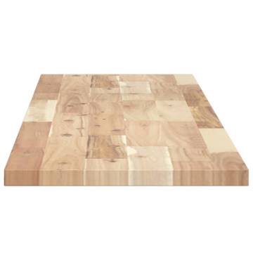 Rectangular Solid Wood Acacia Table Top - 120x30x2 cm