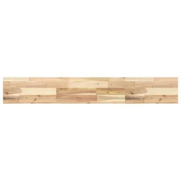 Rectangular Solid Wood Acacia Table Top - 140x20x4 cm