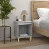 Elegant Grey Sonoma Bedside Cabinets - Set of 2 | HipoMarket