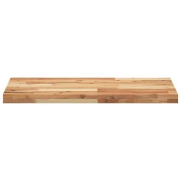 Rectangular Solid Wood Acacia Table Top 80x40x4 cm