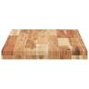 Rectangular Solid Wood Acacia Table Top 80x40x4 cm