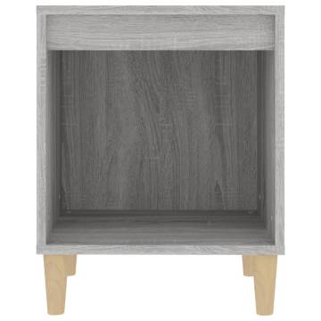 Elegant Grey Sonoma Bedside Cabinets - Set of 2 | HipoMarket