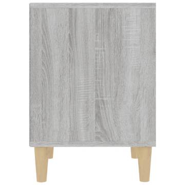 Elegant Grey Sonoma Bedside Cabinets - Set of 2 | HipoMarket