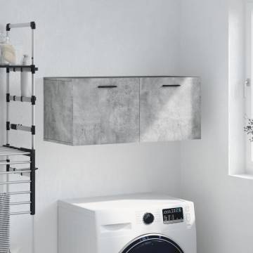 Wall Cabinet Concrete Grey - Stylish Storage Solution | Hipo Market