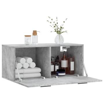 Wall Cabinet Concrete Grey - Stylish Storage Solution | Hipo Market