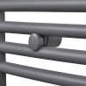 Grey Bathroom Central Heating Towel Rail Radiator - 500x1160mm