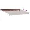 Manual Retractable Awning Brown 300x250 cm | Hipo Market