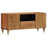  TV Cabinet 105x33x46 cm Solid Wood Mango Colour honey brown Quantity in Package 1 