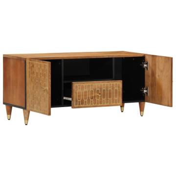 TV Cabinet 105x33x46 cm Solid Wood Mango - Stylish & Sturdy