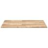 Solid Wood Acacia Desk Top 100x80 cm - Untreated Finish